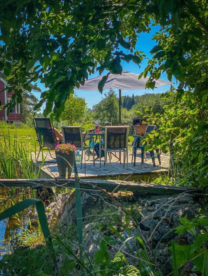 Koselig Hytte Langs Elven Skien Exterior foto